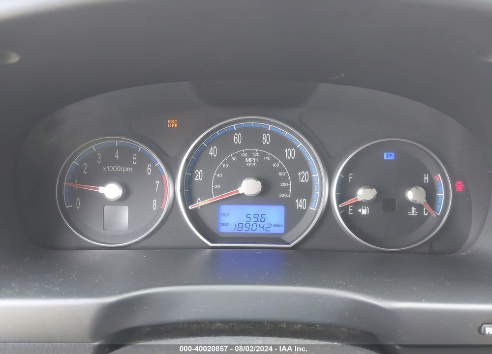 2008 HYUNDAI SANTA FE GLS VIN: 5NMSG73D18H212347