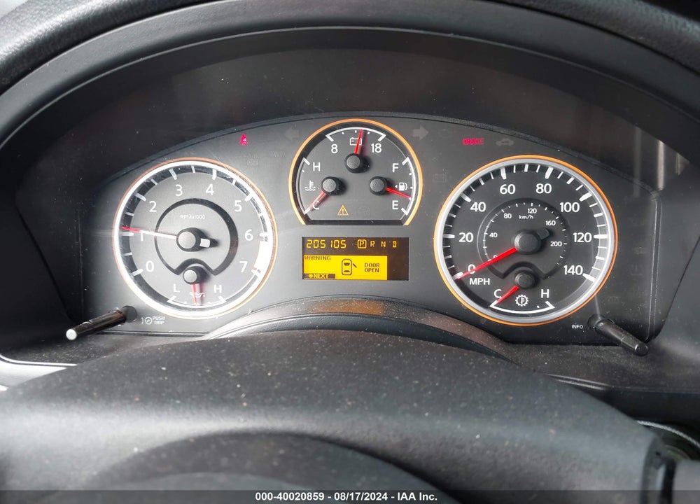 2011 NISSAN ARMADA SV VIN: 5N1BA0ND1BN601307