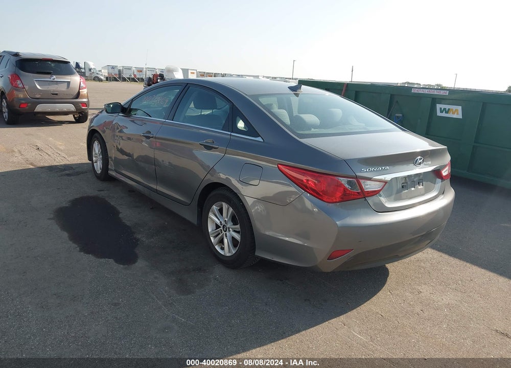 2014 HYUNDAI SONATA GLS VIN: 5NPEB4AC0EH916087