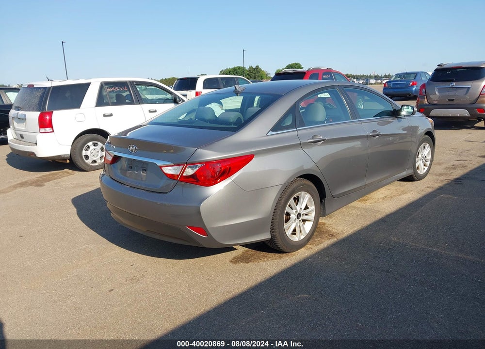 2014 HYUNDAI SONATA GLS VIN: 5NPEB4AC0EH916087