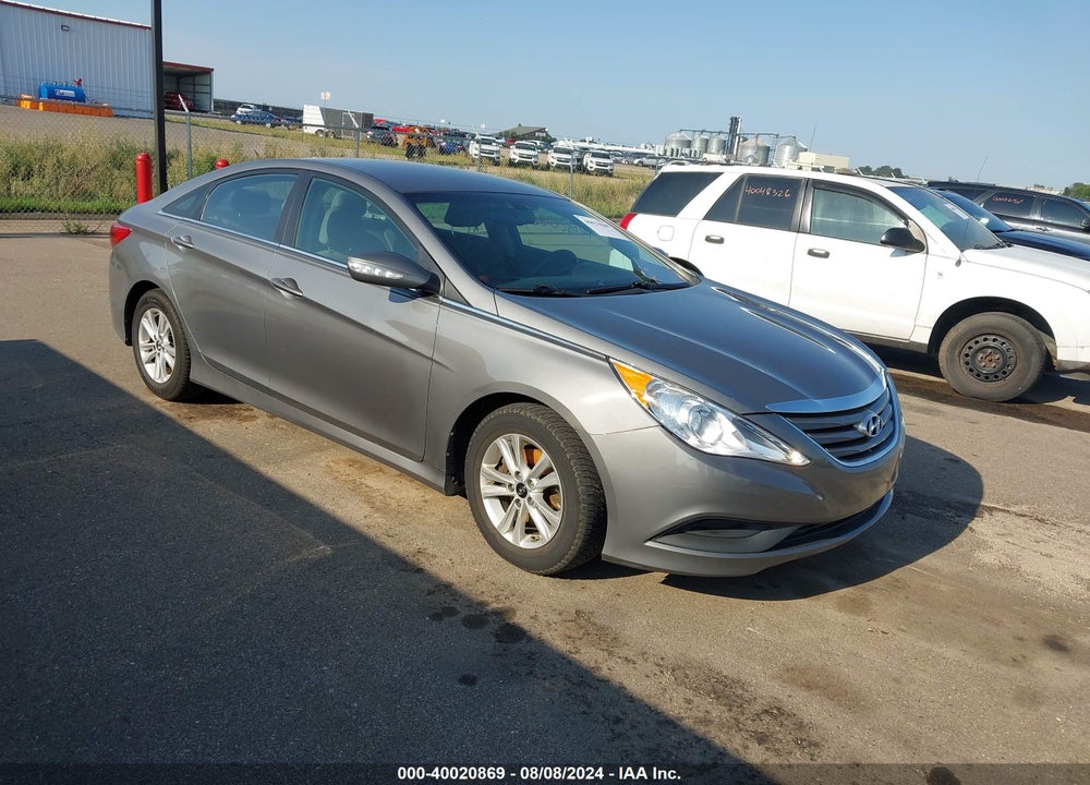 2014 HYUNDAI SONATA GLS VIN: 5NPEB4AC0EH916087