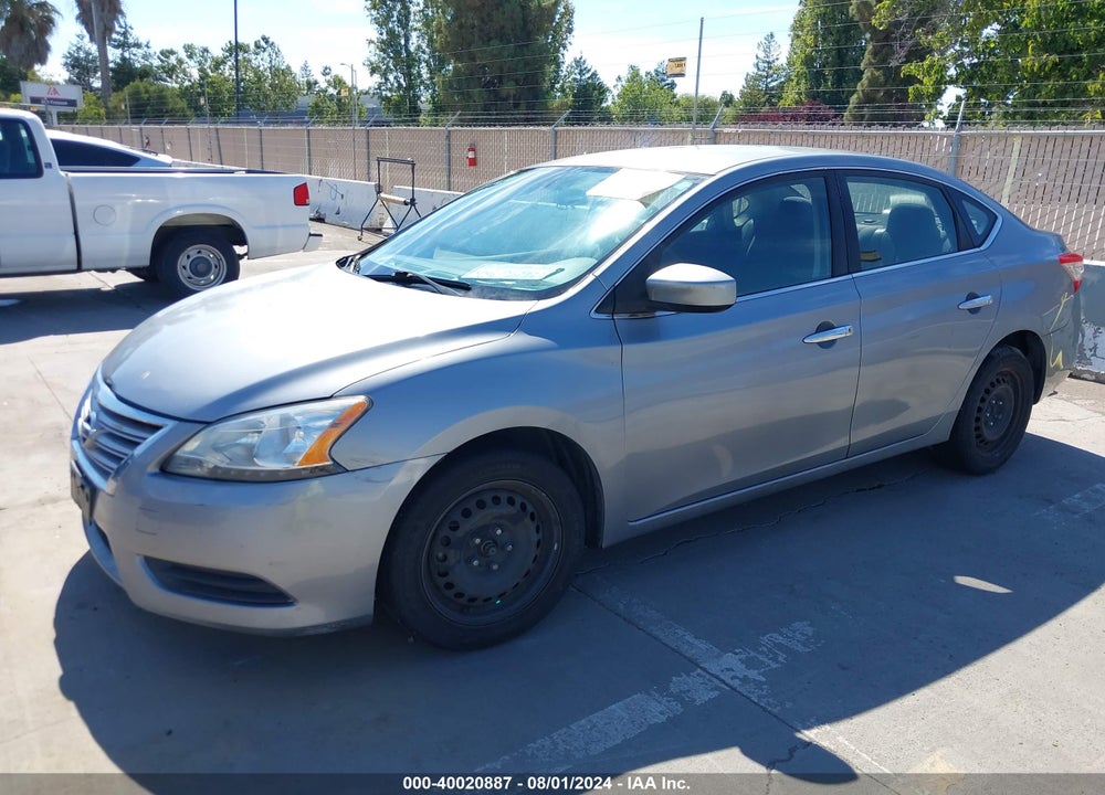 2014 NISSAN SENTRA SV VIN: 3N1AB7AP3EL638260