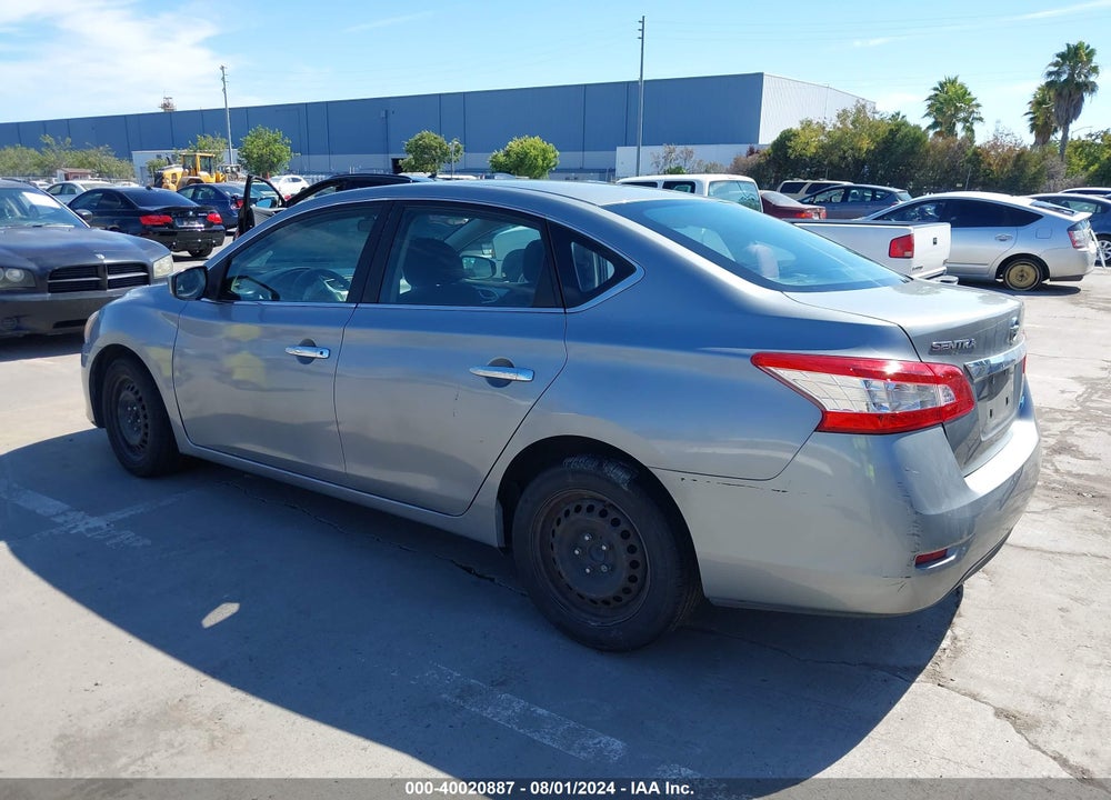 2014 NISSAN SENTRA SV VIN: 3N1AB7AP3EL638260