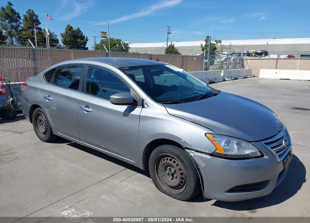 2014 NISSAN SENTRA SV VIN: 3N1AB7AP3EL638260