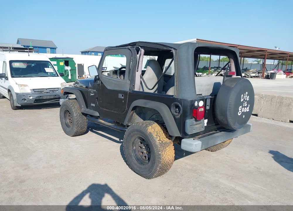 1997 JEEP WRANGLER SPORT VIN: 1J4FY19S3VP434578