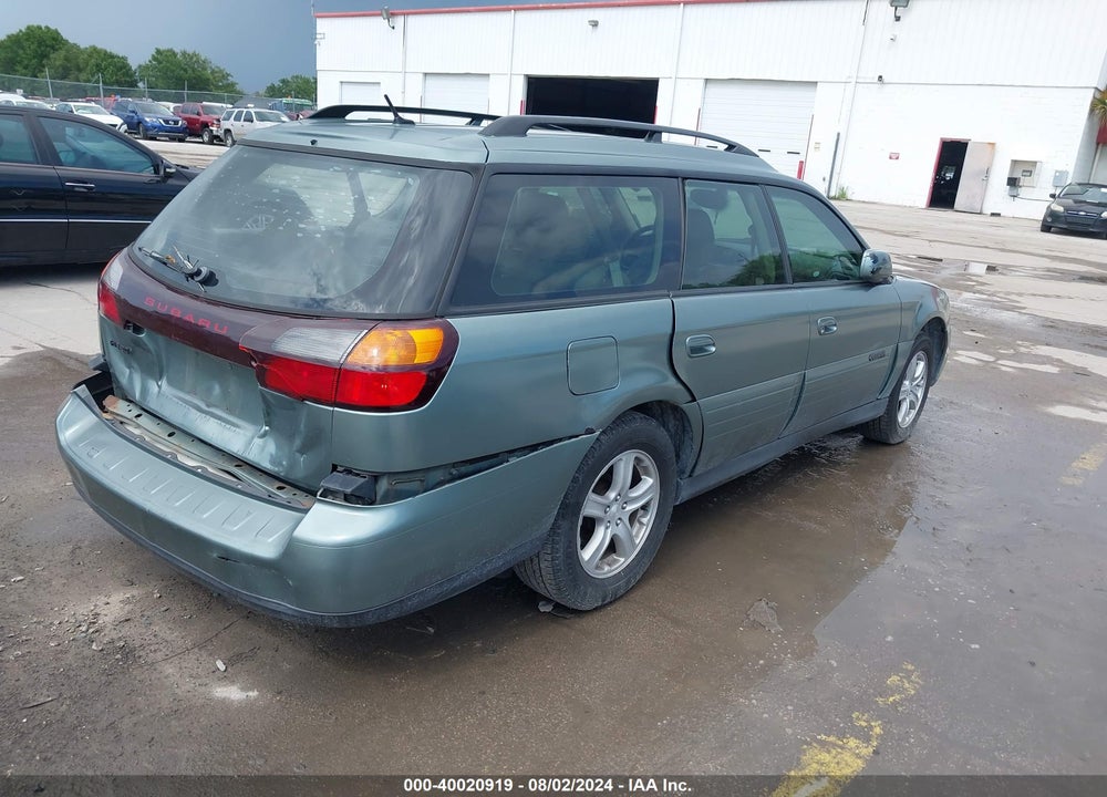 2004 SUBARU OUTBACK VIN: 4S3BH806747637520