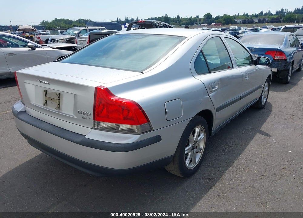 2002 VOLVO S60 2.4T VIN: YV1RS58D522134056