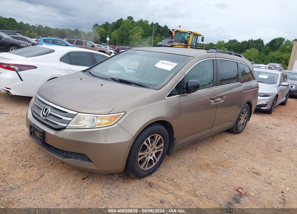 2011 HONDA ODYSSEY EX-L VIN: 5FNRL5H61BB042556