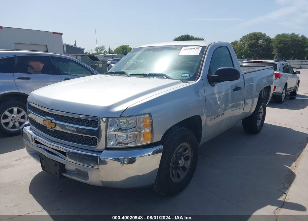2012 CHEVROLET SILVERADO 1500 WORK TRUCK VIN: 1GCNCPEA7CZ249483