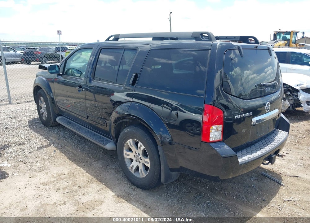 2009 NISSAN PATHFINDER SE VIN: 5N1AR18U99C602975