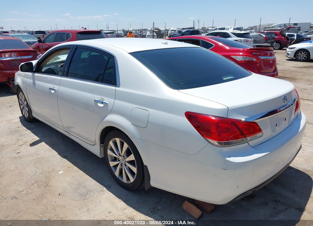 2011 TOYOTA AVALON LIMITED VIN: 4T1BK3DB6BU406078