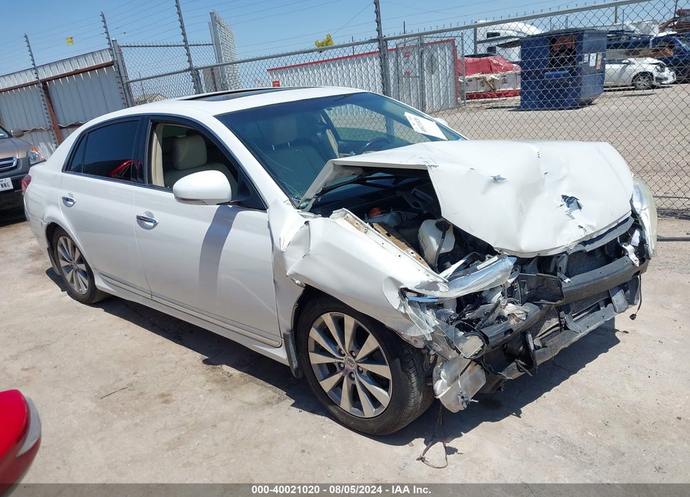 2011 TOYOTA AVALON LIMITED VIN: 4T1BK3DB6BU406078
