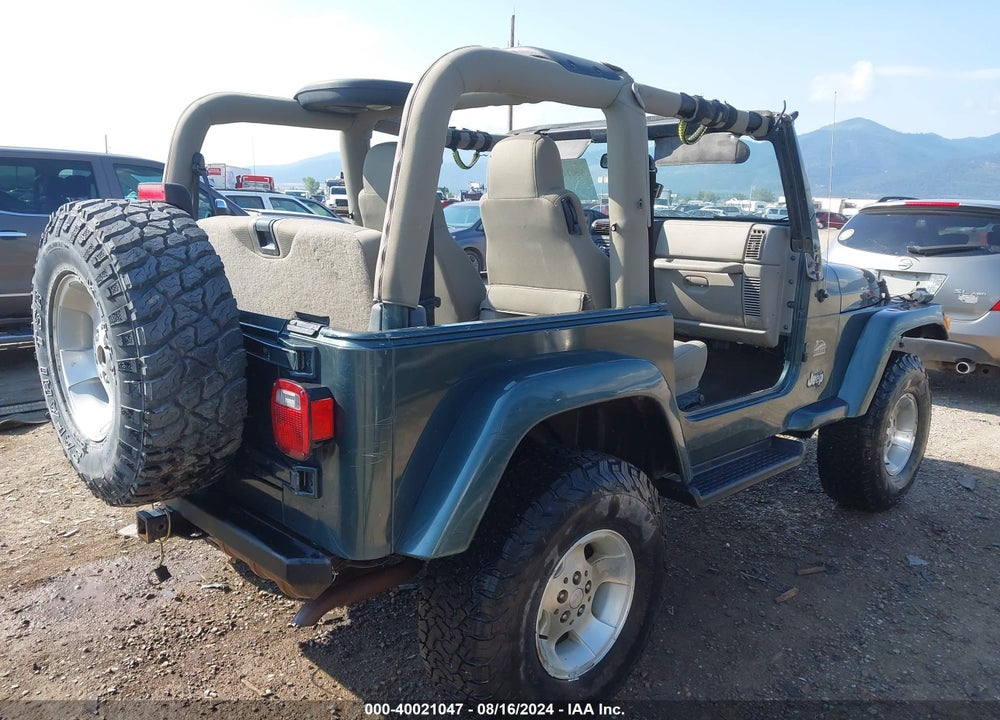 2003 JEEP WRANGLER SAHARA VIN: 1J4FA59S93P307679