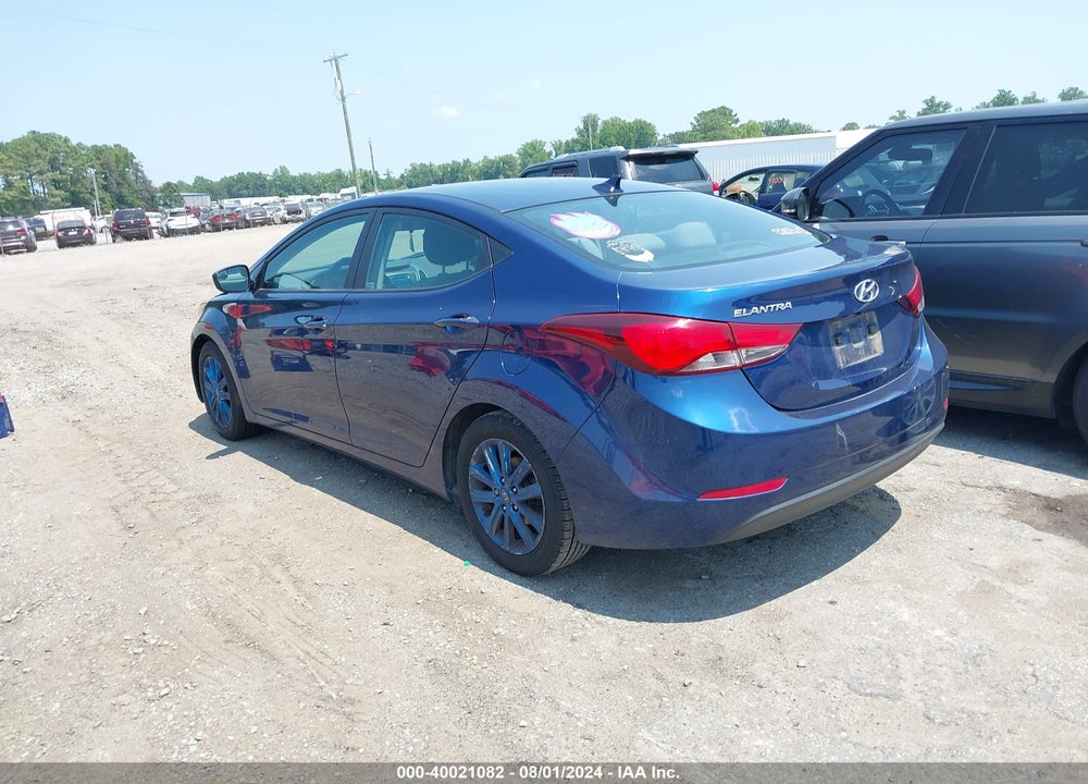 2015 HYUNDAI ELANTRA SE VIN: 5NPDH4AE3FH629369
