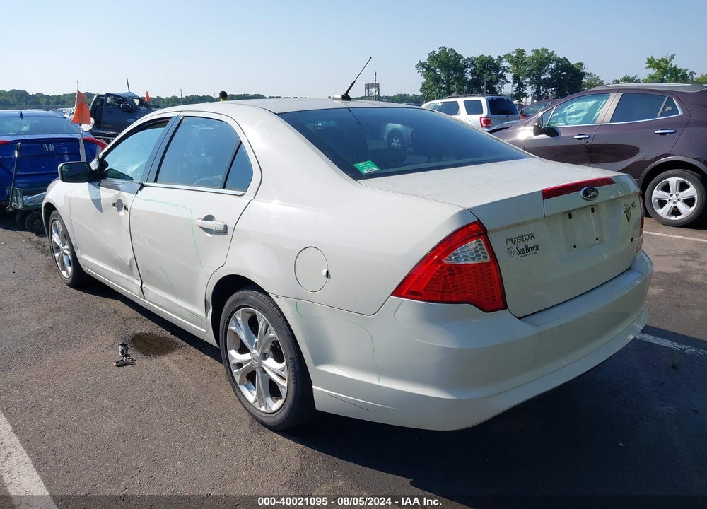 2012 FORD FUSION SE VIN: 3FAHP0HA6CR263115