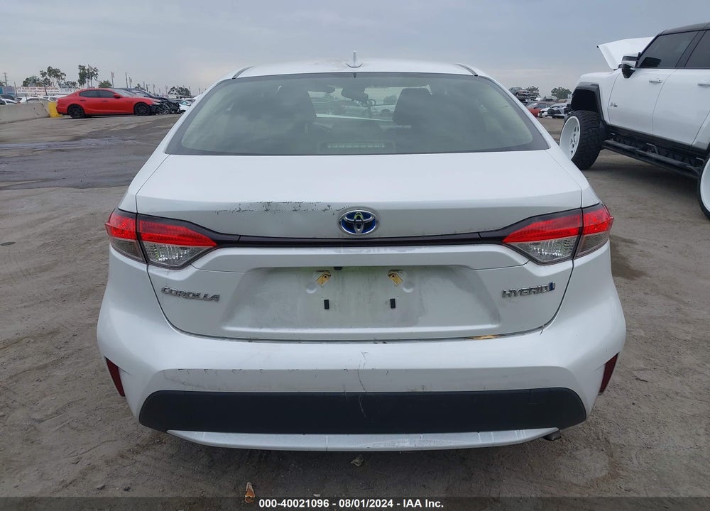 2022 TOYOTA COROLLA HYBRID LE VIN: JTDEAMDE2N3000930