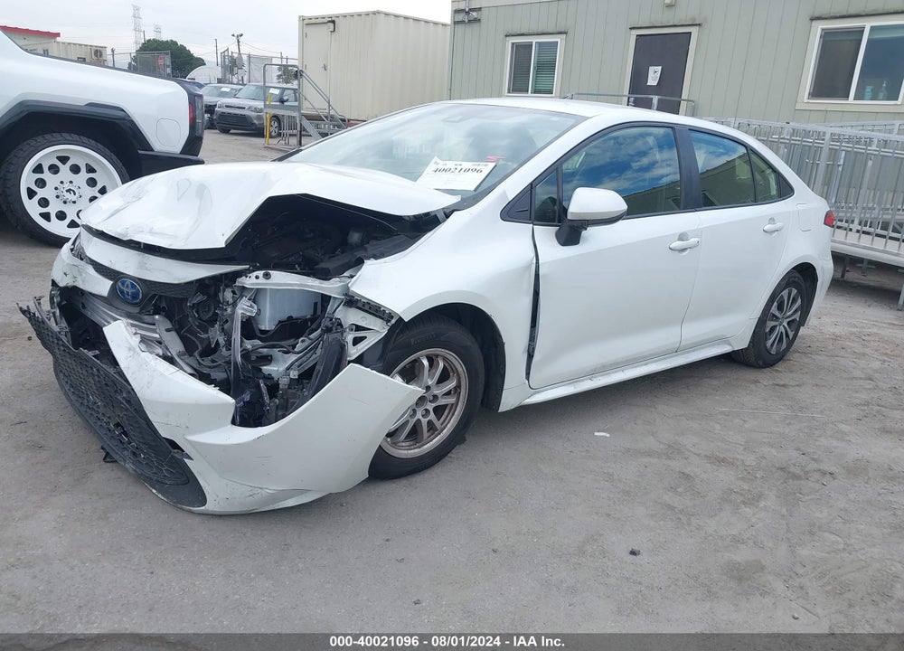 2022 TOYOTA COROLLA HYBRID LE VIN: JTDEAMDE2N3000930