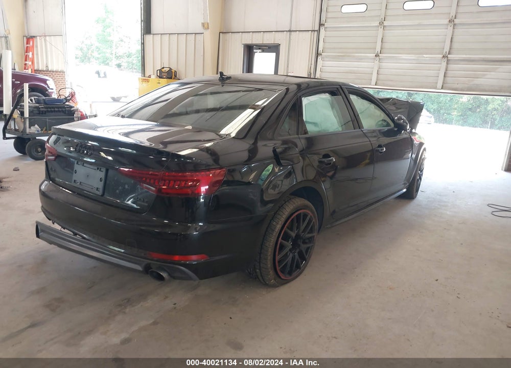 2018 AUDI A4 2.0T TECH ULTRA PREMIUM/2.0T ULTRA PREMIUM VIN: WAUKMAF41JA120122