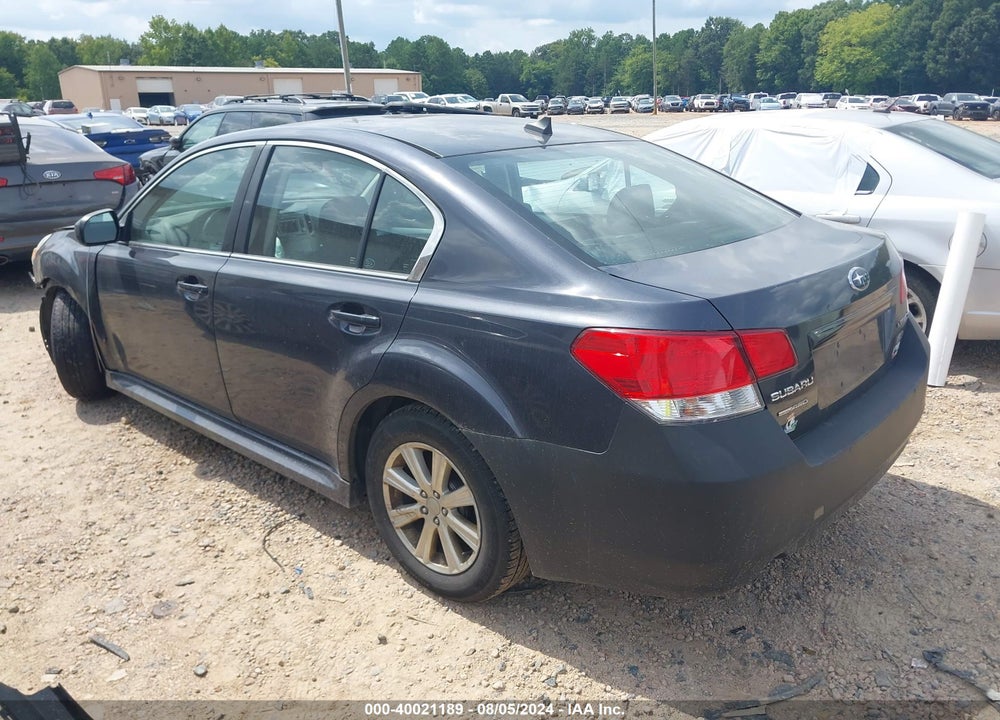 2012 SUBARU LEGACY 2.5I PREMIUM VIN: 4S3BMCF67C3028116