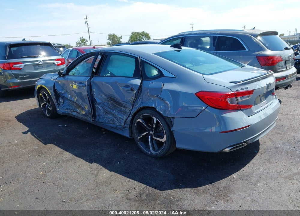2022 HONDA ACCORD SPORT VIN: 1HGCV1F32NA019660