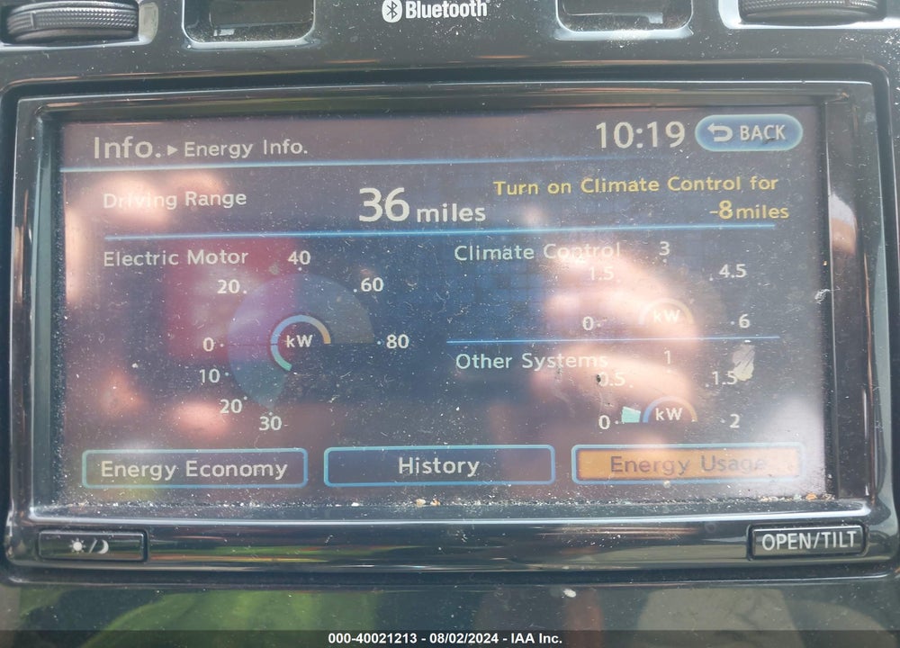 2012 NISSAN LEAF SV VIN: JN1AZ0CP7CT022375