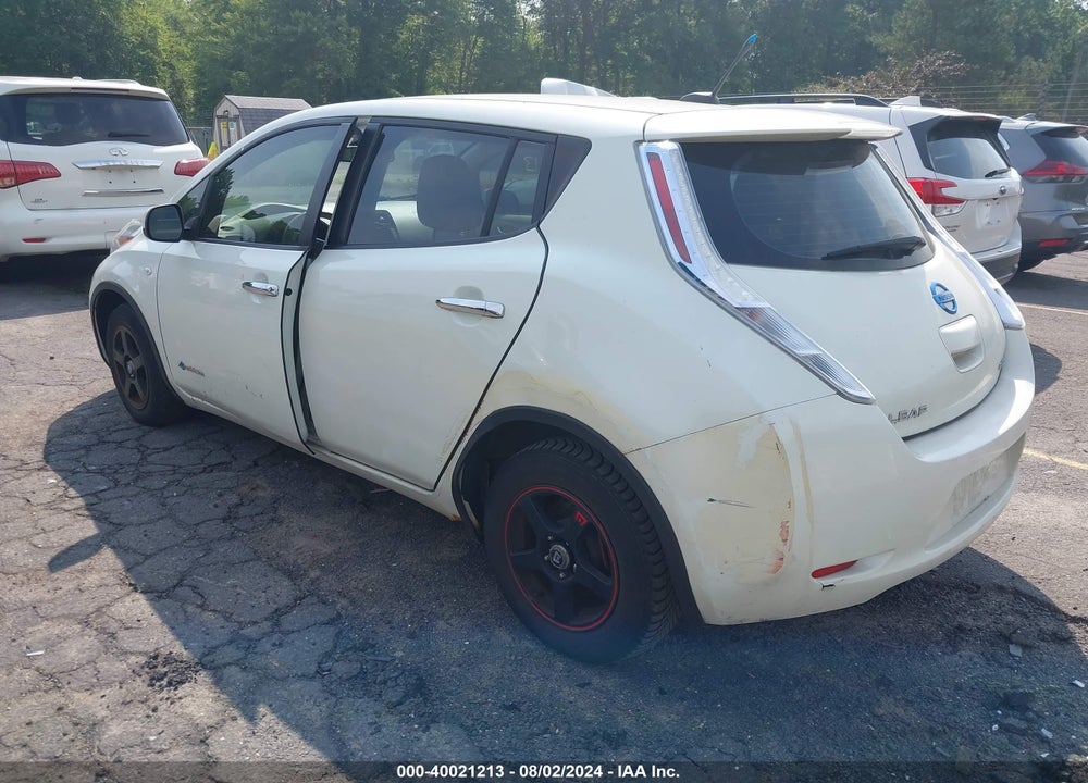 2012 NISSAN LEAF SV VIN: JN1AZ0CP7CT022375
