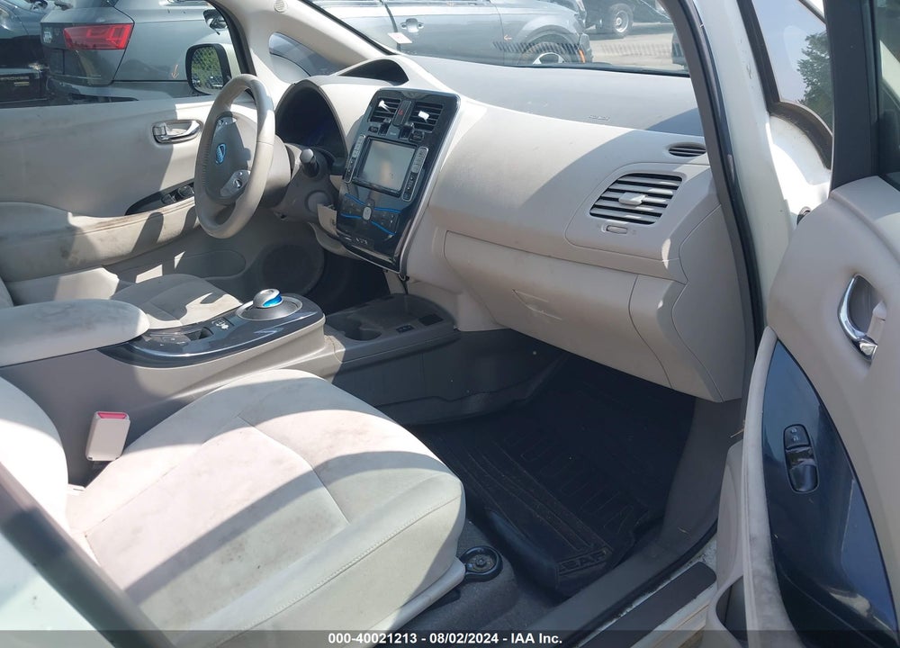 2012 NISSAN LEAF SV VIN: JN1AZ0CP7CT022375