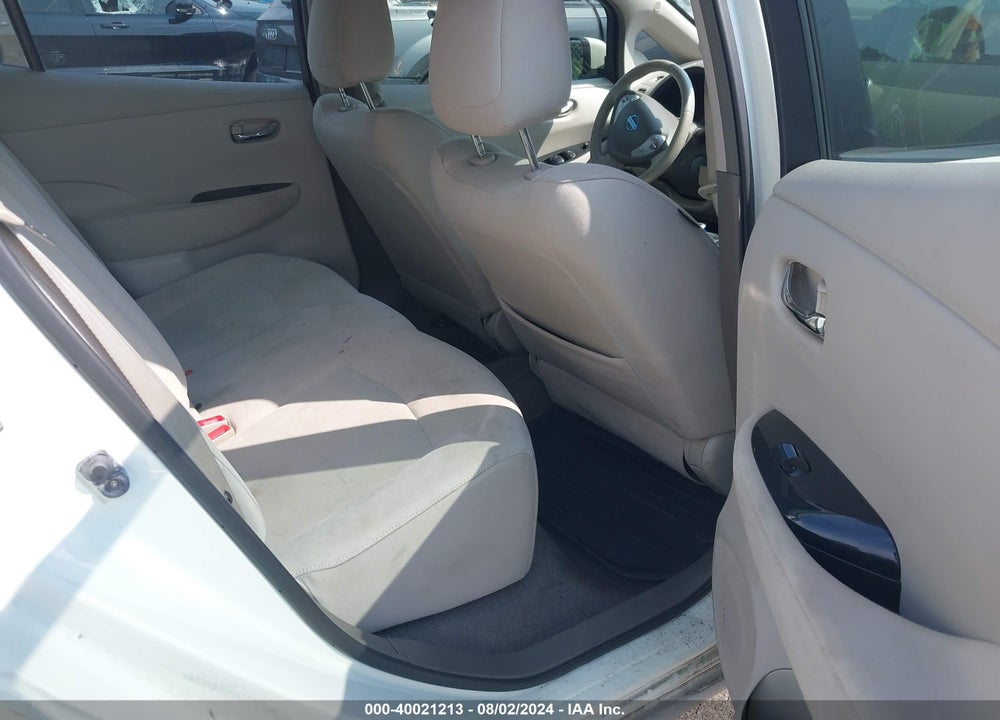 2012 NISSAN LEAF SV VIN: JN1AZ0CP7CT022375