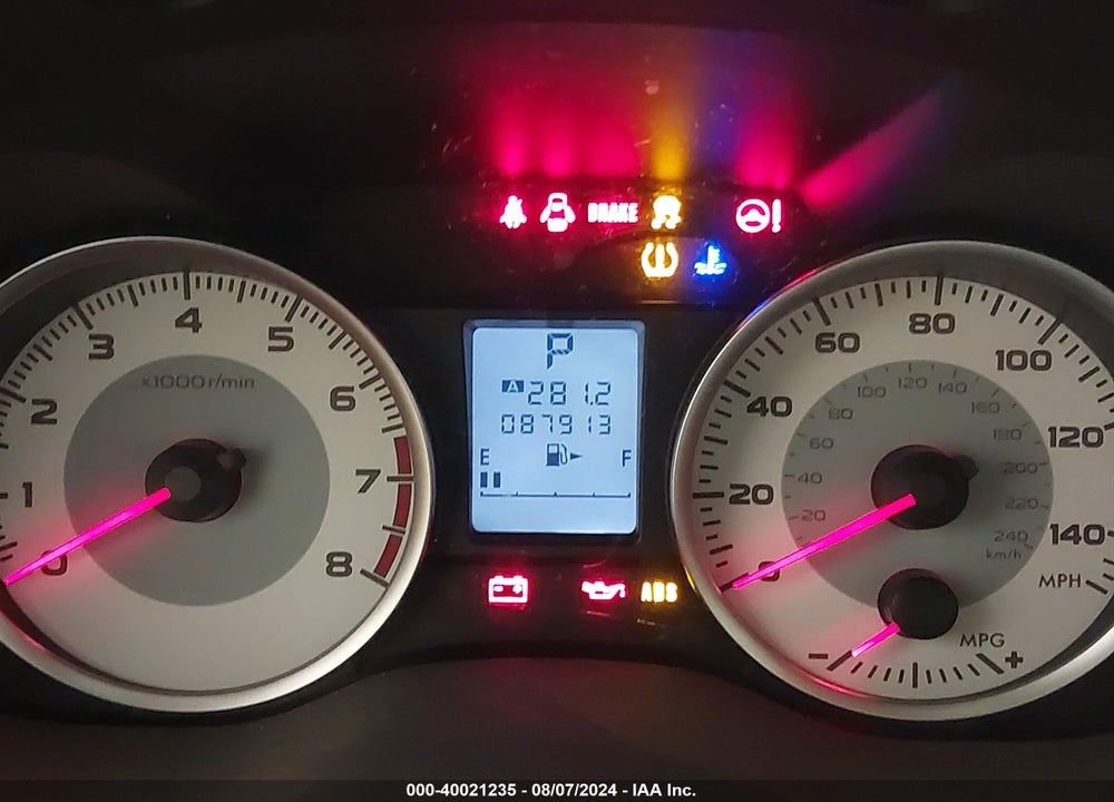 2012 SUBARU IMPREZA 2.0I VIN: JF1GJAA67CH006149
