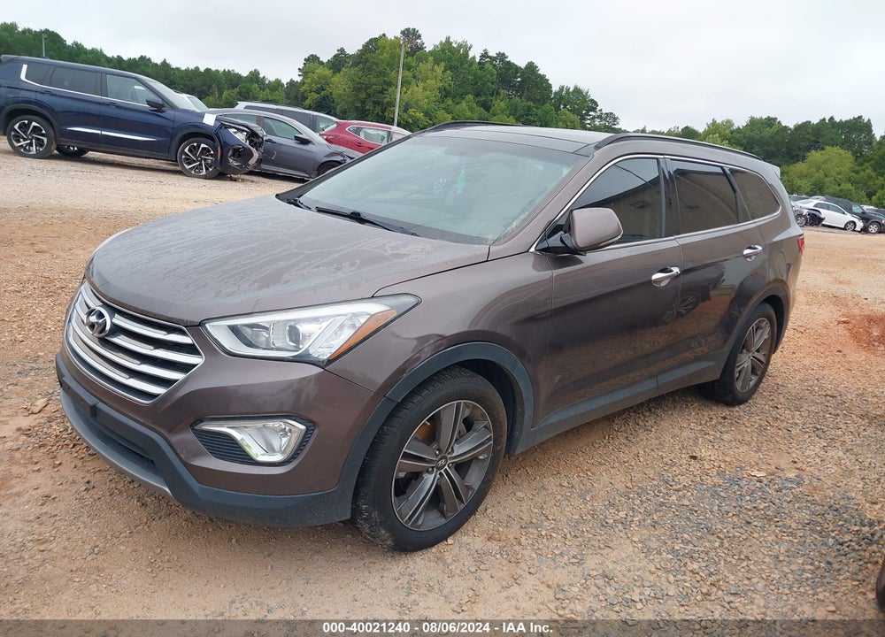 2013 HYUNDAI SANTA FE LIMITED VIN: KM8SRDHF4DU008742