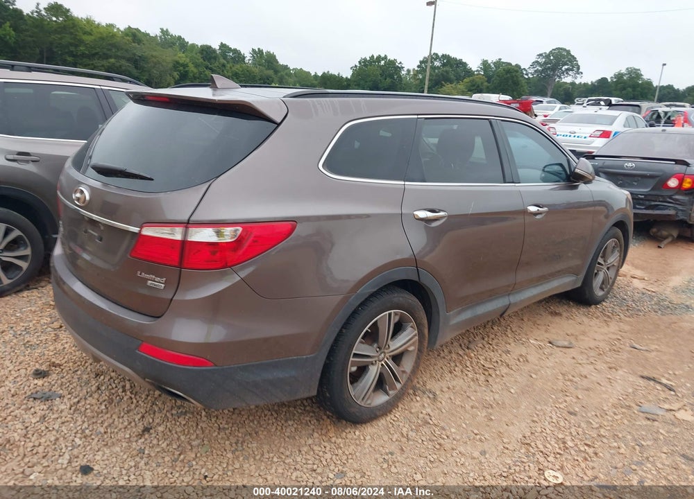 2013 HYUNDAI SANTA FE LIMITED VIN: KM8SRDHF4DU008742