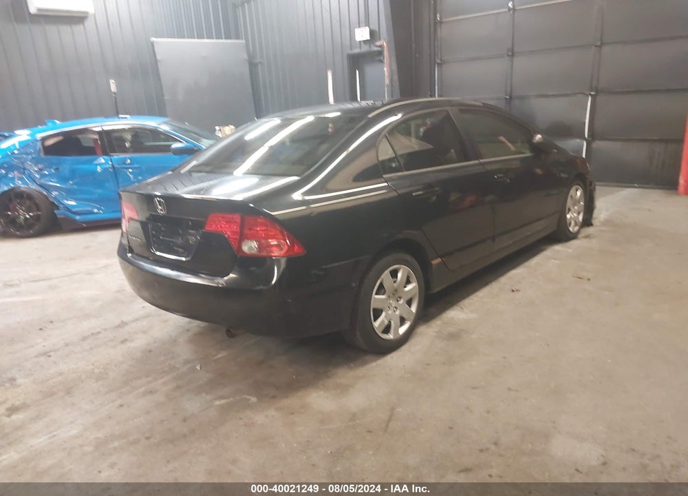 2006 HONDA CIVIC LX VIN: 1HGFA16506L048607