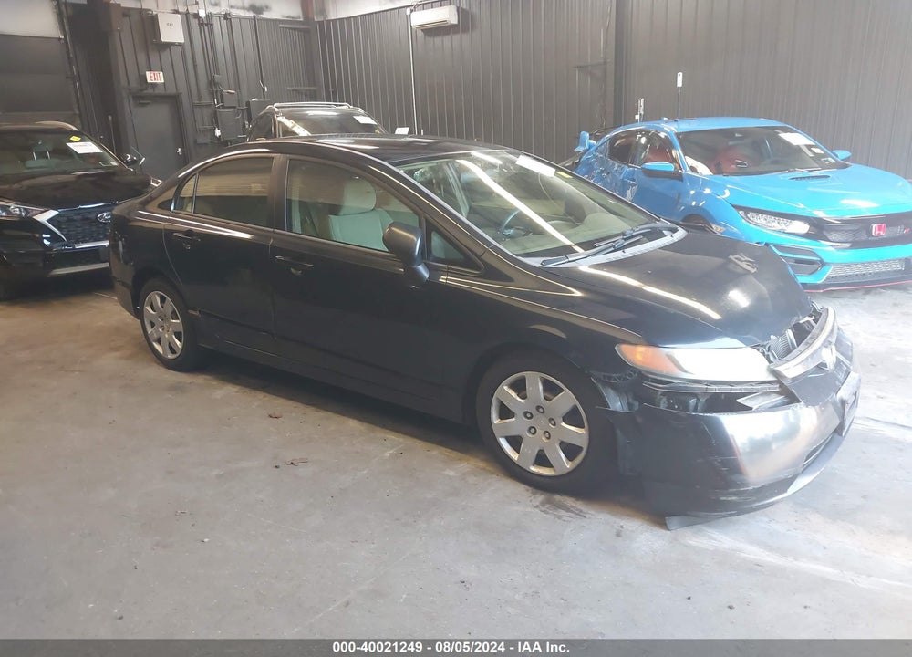 2006 HONDA CIVIC LX VIN: 1HGFA16506L048607