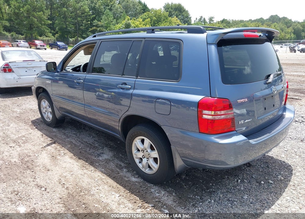 2003 TOYOTA HIGHLANDER LIMITED V6 VIN: JTEHF21A130146704