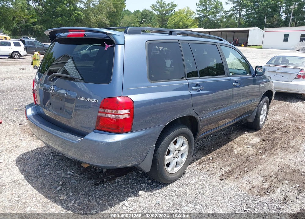2003 TOYOTA HIGHLANDER LIMITED V6 VIN: JTEHF21A130146704