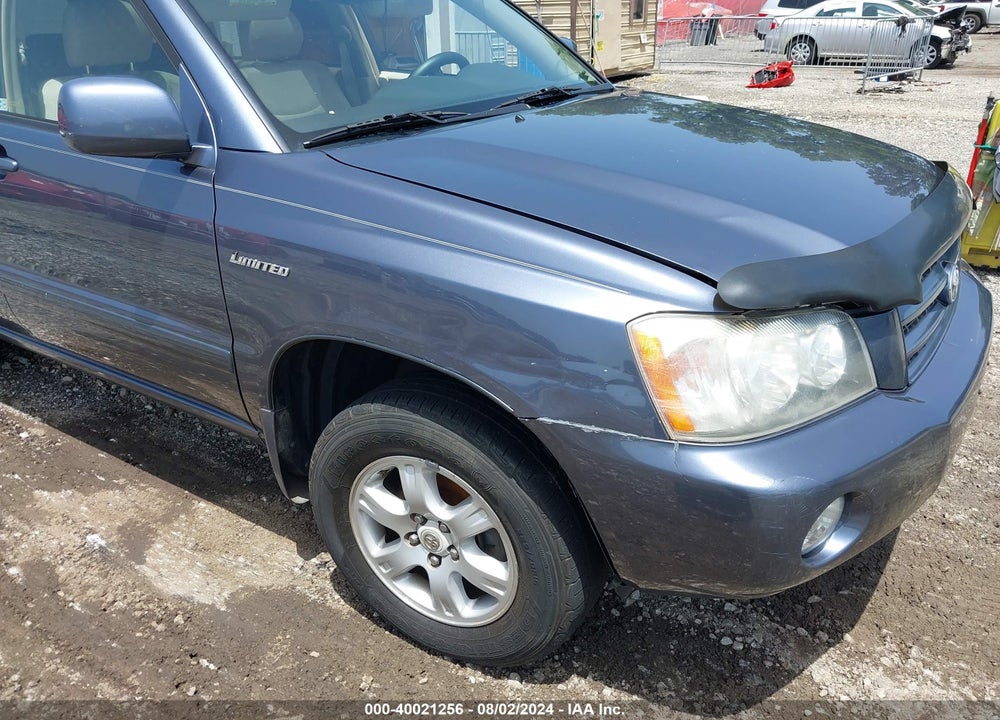 2003 TOYOTA HIGHLANDER LIMITED V6 VIN: JTEHF21A130146704