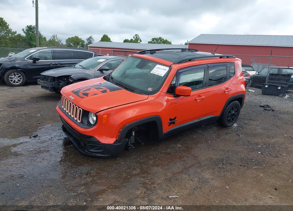 2016 JEEP RENEGADE LATITUDE VIN: ZACCJBBT8GPD27215