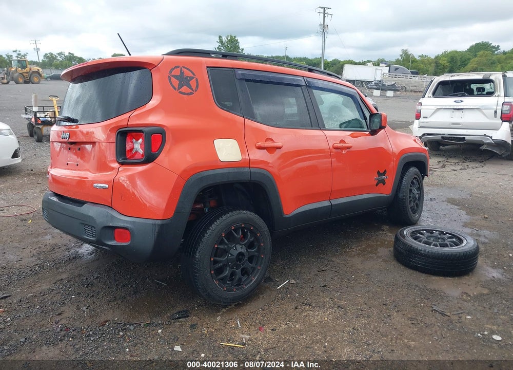 2016 JEEP RENEGADE LATITUDE VIN: ZACCJBBT8GPD27215