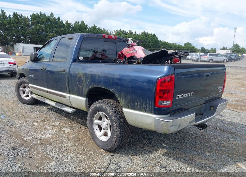 2003 DODGE RAM 1500 SLT/LARAMIE/ST VIN: 1D7HU18N33S130804