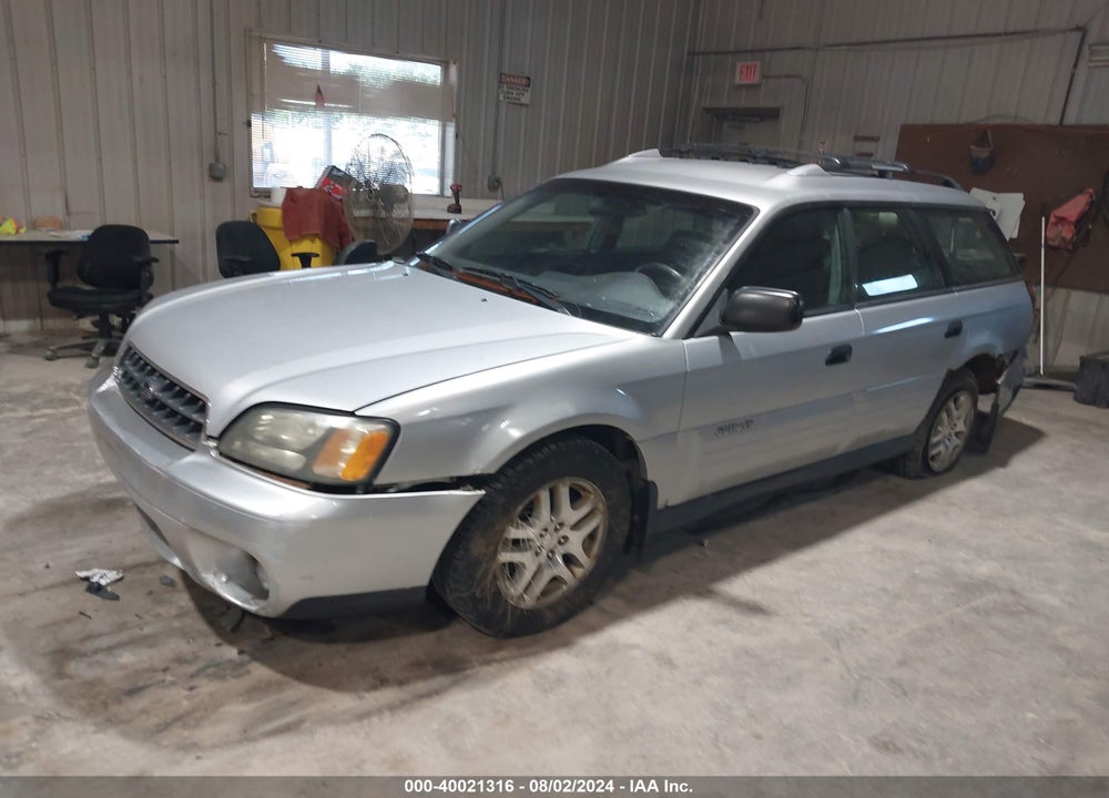 2004 SUBARU OUTBACK VIN: 4S3BH675147620813