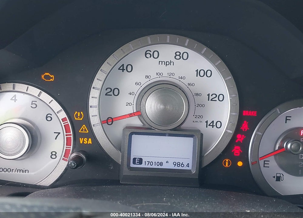 2010 HONDA PILOT TOURING VIN: 5FNYF4H90AB004600