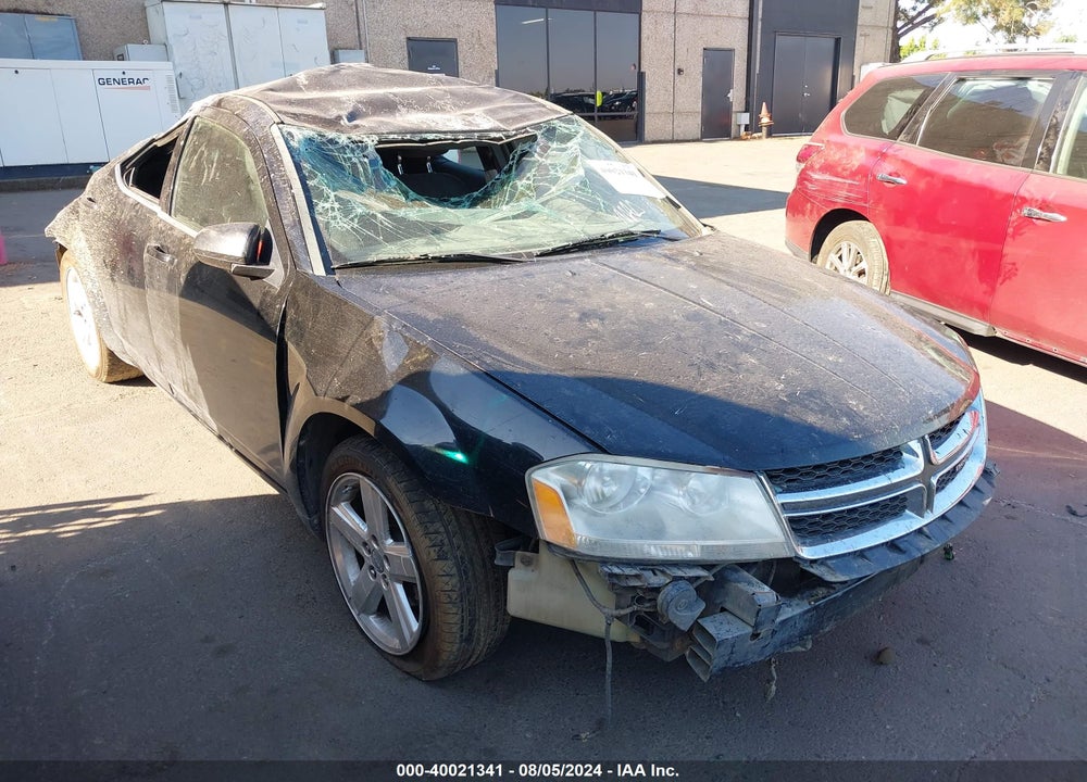 2013 DODGE AVENGER SXT VIN: 1C3CDZCB2DN739662