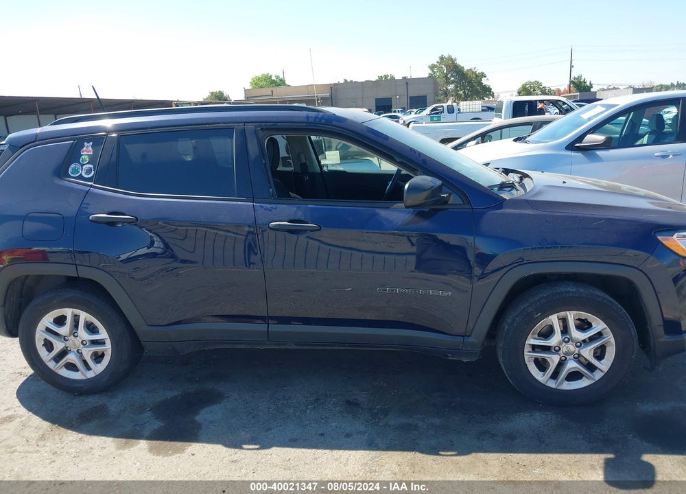2018 JEEP COMPASS SPORT FWD VIN: 3C4NJCABXJT122650