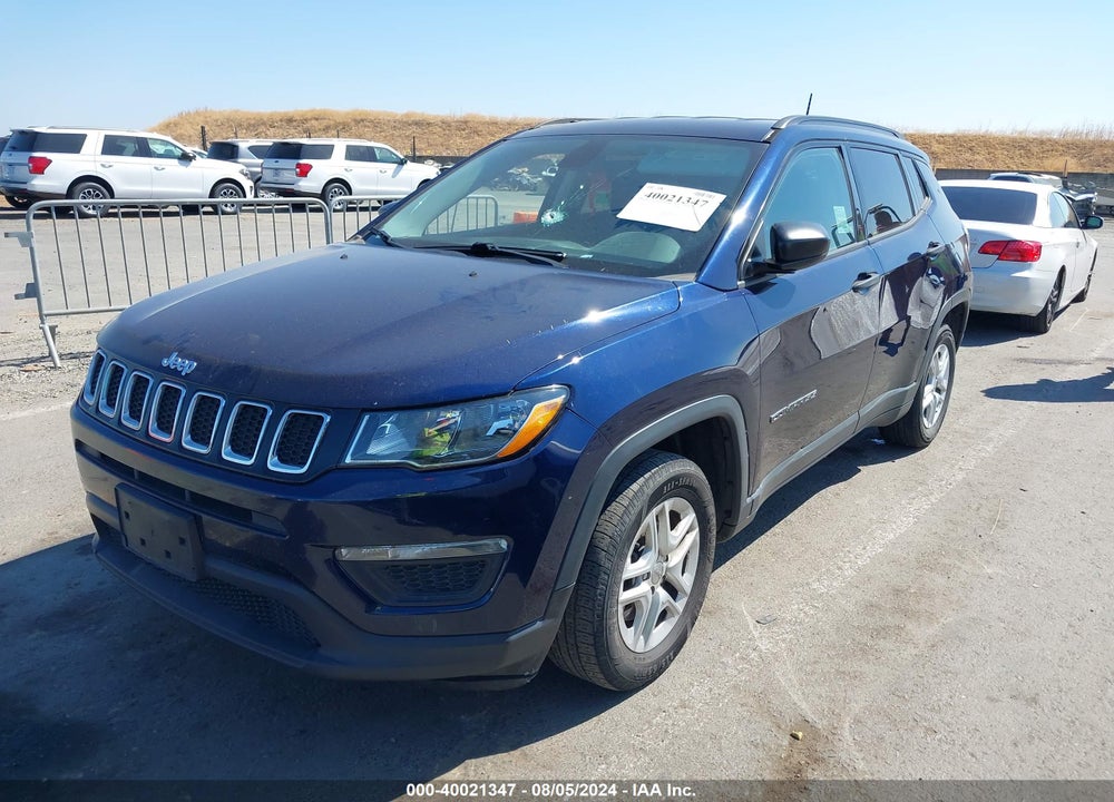 2018 JEEP COMPASS SPORT FWD VIN: 3C4NJCABXJT122650