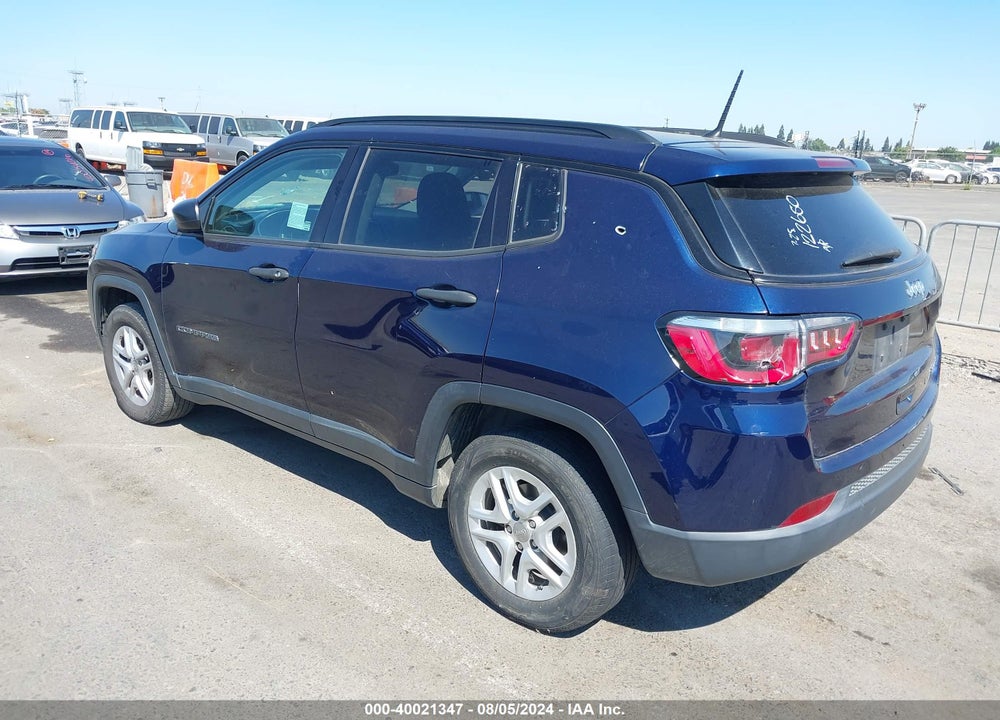 2018 JEEP COMPASS SPORT FWD VIN: 3C4NJCABXJT122650