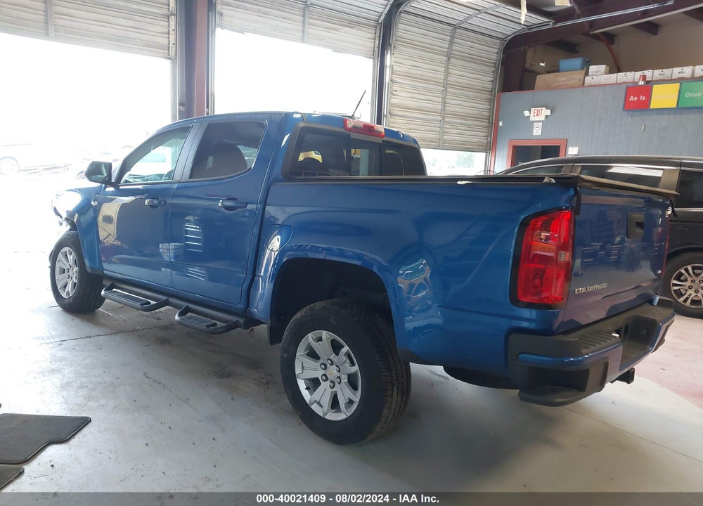 2022 CHEVROLET COLORADO 2WD SHORT BOX LT VIN: 1GCGSCEN5N1187400