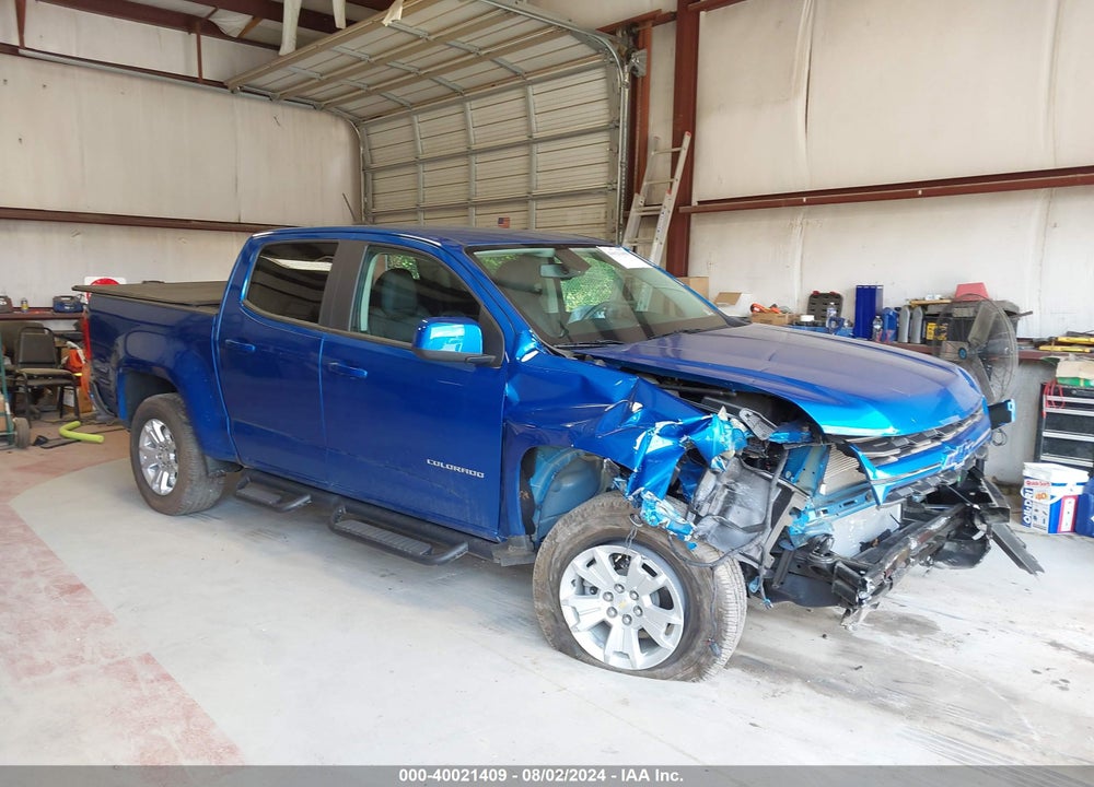 2022 CHEVROLET COLORADO 2WD SHORT BOX LT VIN: 1GCGSCEN5N1187400