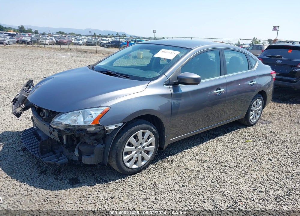 2015 NISSAN SENTRA SV VIN: 3N1AB7AP4FY381940