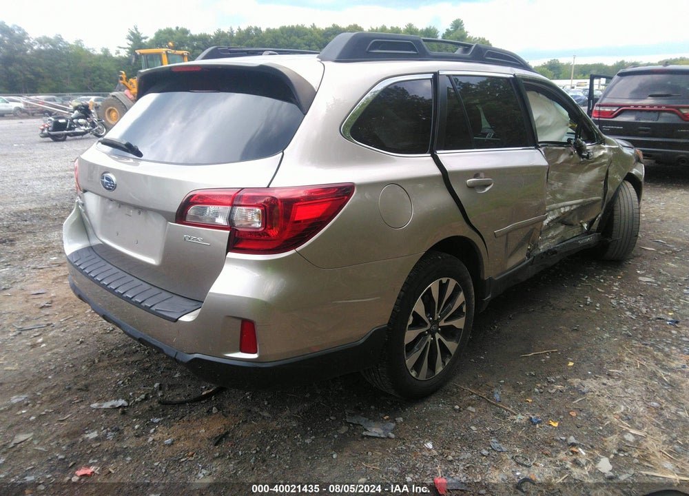 2015 SUBARU OUTBACK 2.5I LIMITED VIN: 4S4BSALC5F3317239