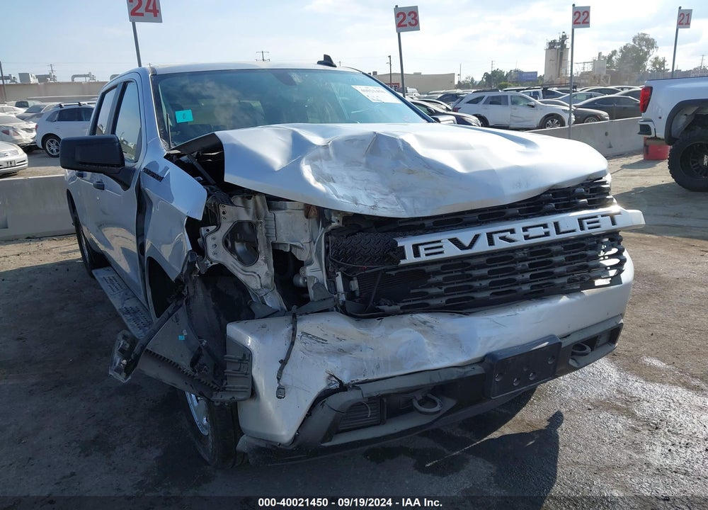 2021 CHEVROLET SILVERADO 1500 2WD SHORT BED CUSTOM VIN: 1GCPWBEH3MZ118942